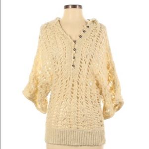 Free People Fringe 3/4 sleeve Pullover